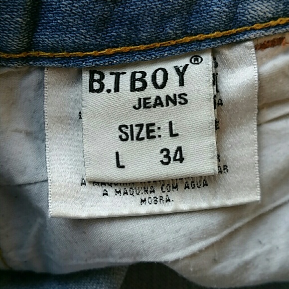 Distressed denim mini skirt - Picture 4 of 6